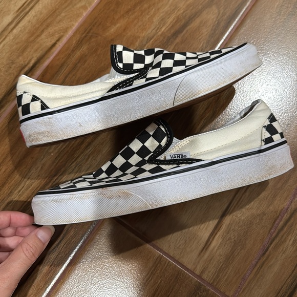 Classic Checkerboard Slip Ons - Picture 2 of 9